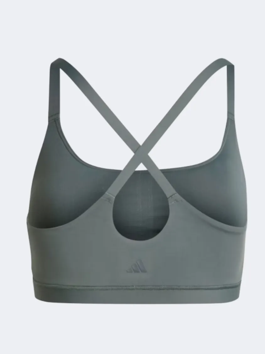Adidas All Me Women Training Bra Legend Ivy