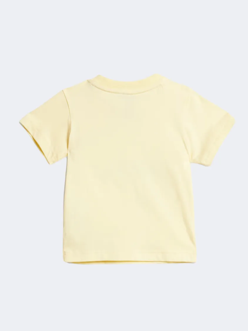 Adidas Essentials Baby-Boys Sportswear Set Yellow/White/Navy