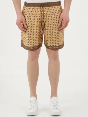 Amiri Drawstring Weave Pattern Shorts