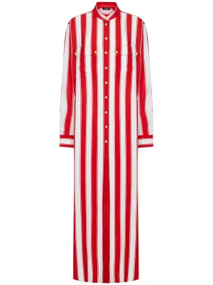 Balmain Striped Long Sleeved Shirt