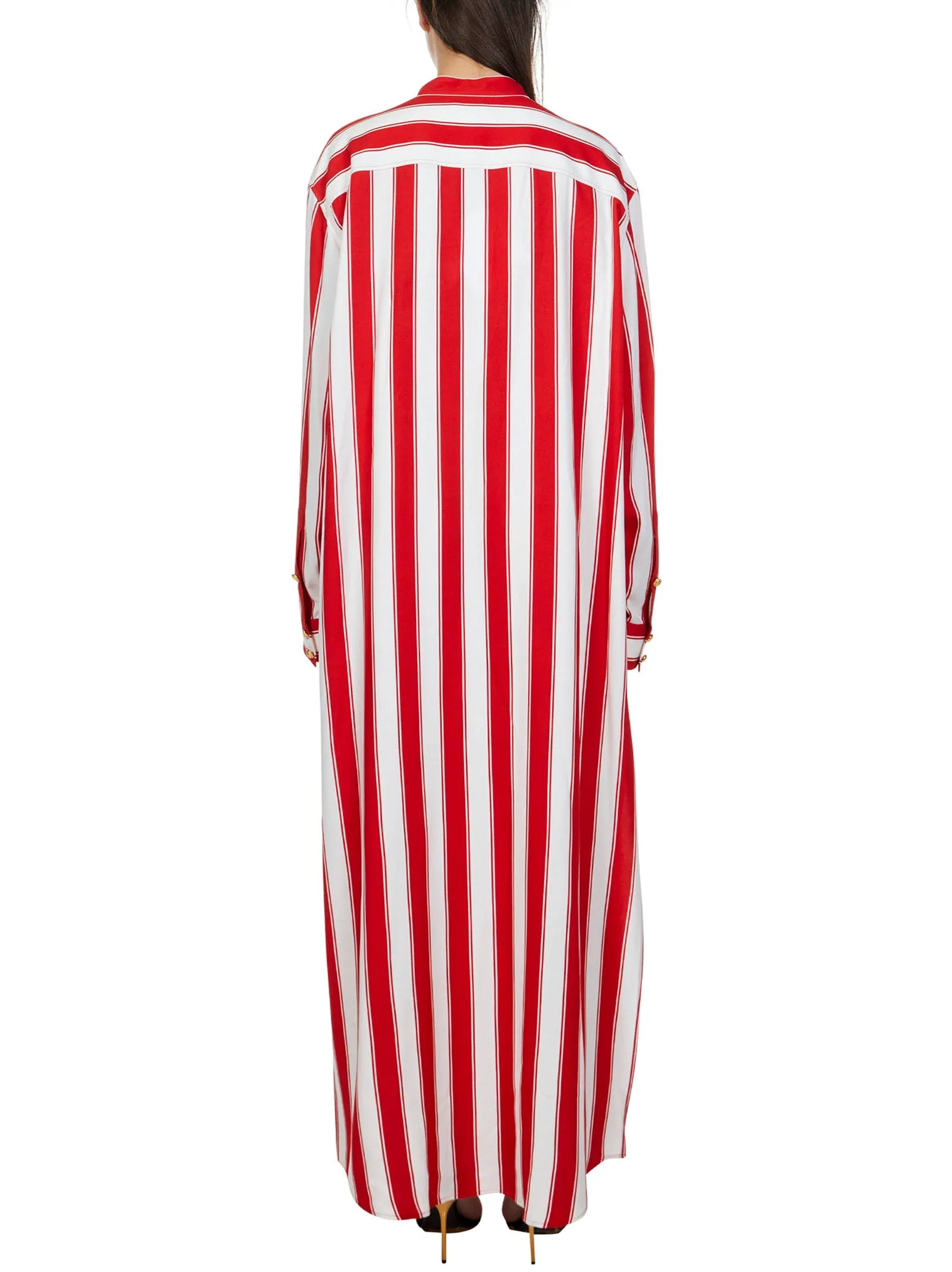 Balmain Striped Long Sleeved Shirt