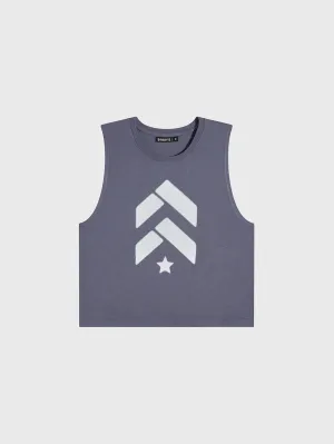 BARRY'S DUSTY BLUE COTTON LEGEND TANK