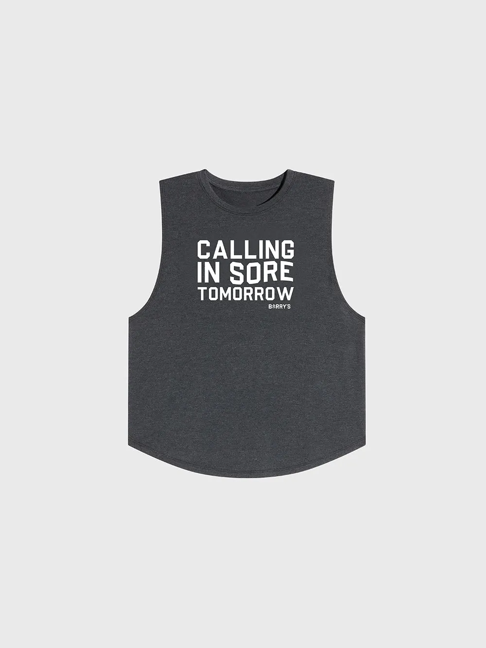 BARRY'S HEATHER BLK LEGEND TANK