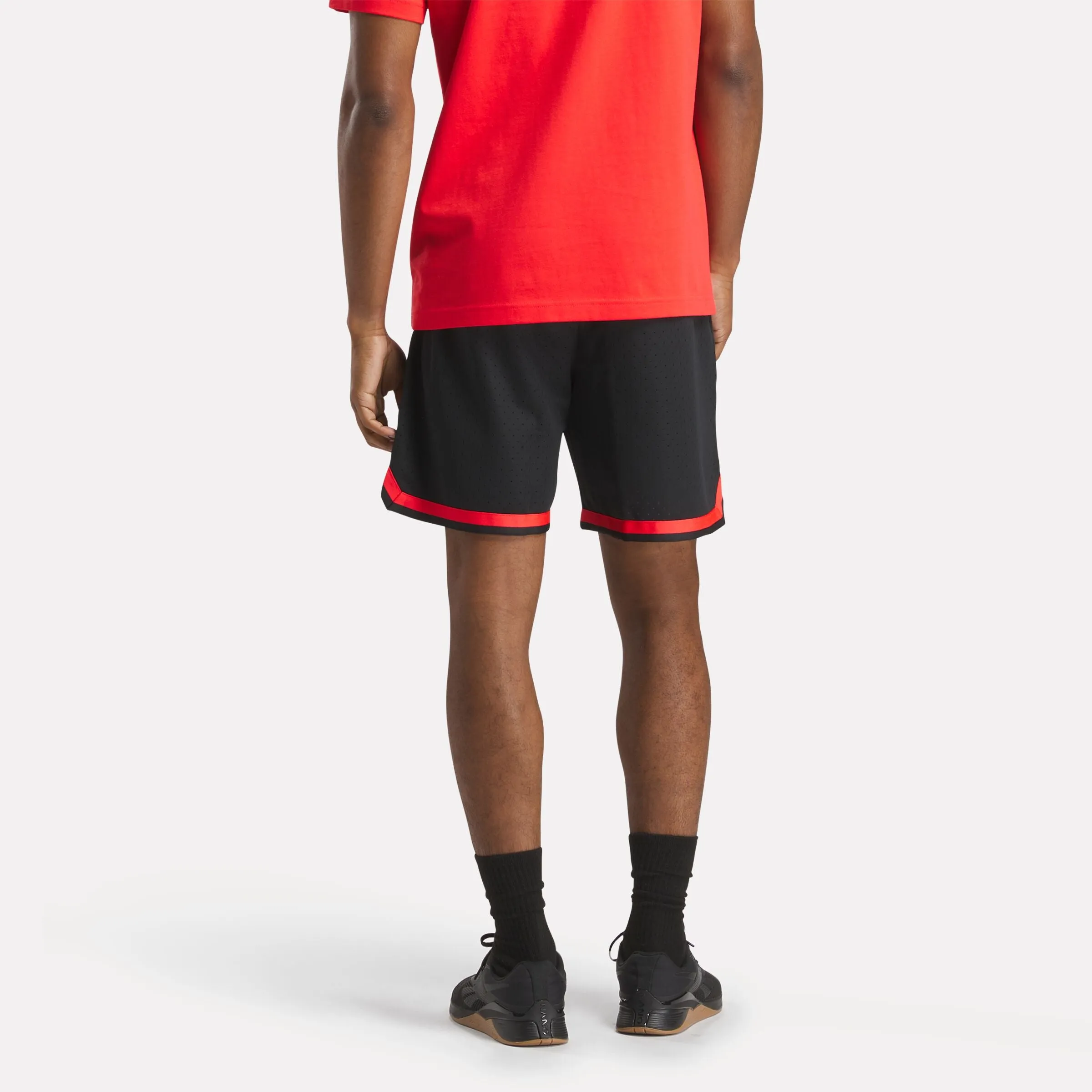Basketball Transition Short Black/Energy Red