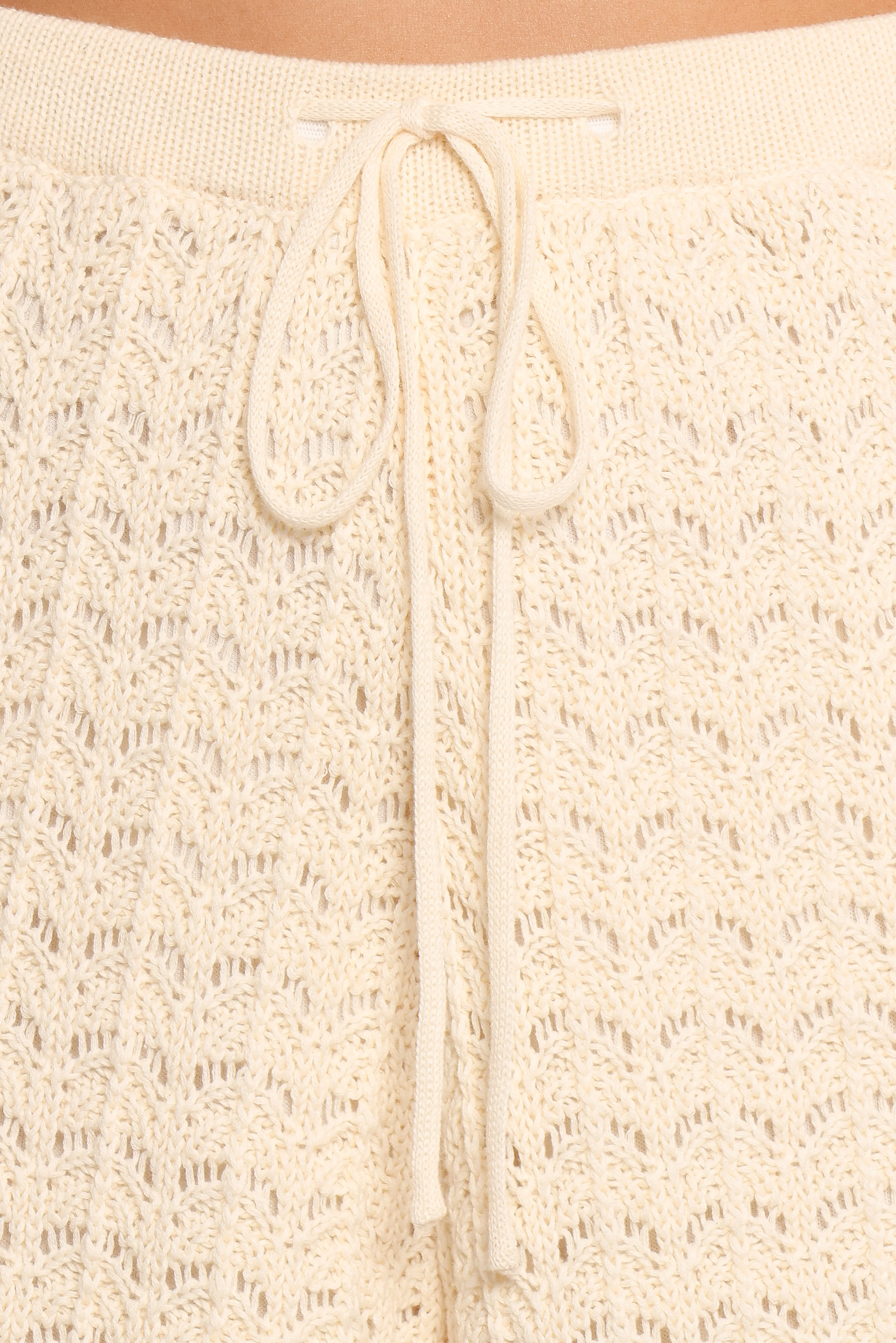 Briar Knit Shorts - Cream