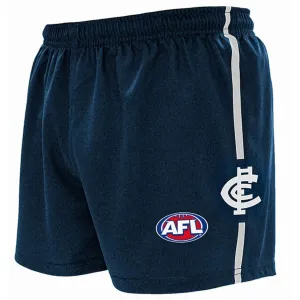 Burley Sekem Carlton Blues AFL Replica Kids Shorts