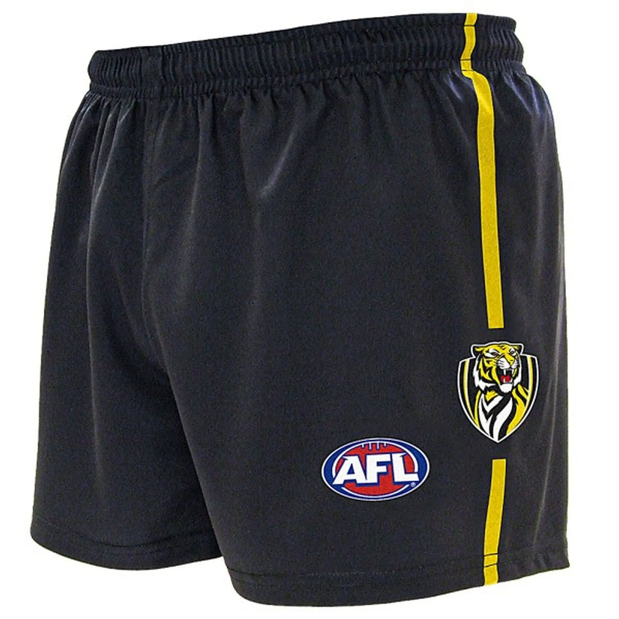 Burley Sekem Richmond Tigers AFL Replica Adults Shorts