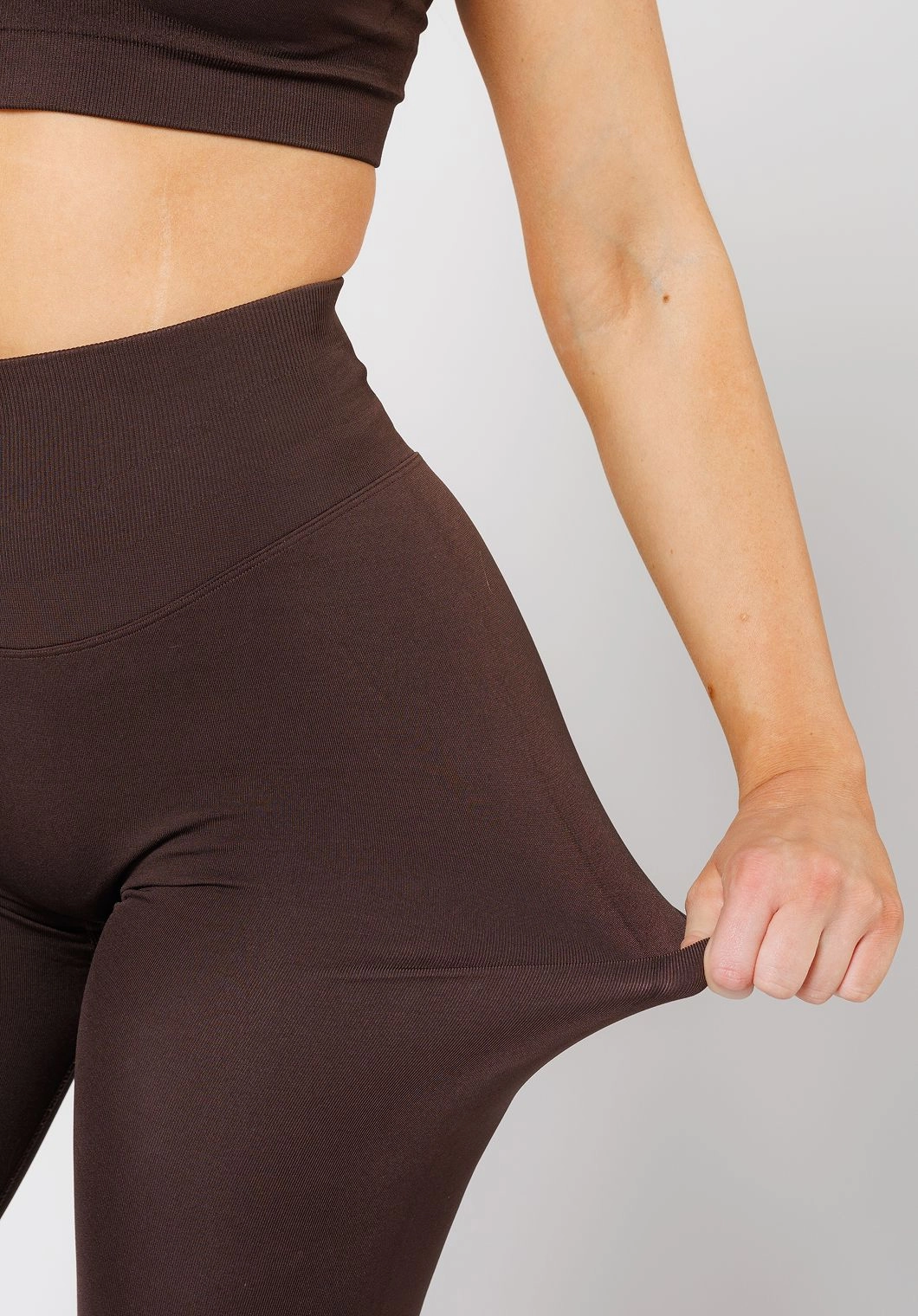 CurveFlex Hourglass Sculptseam® Plus Seamless Legging Walnut
