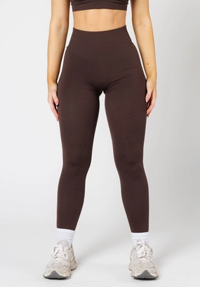 CurveFlex Hourglass Sculptseam® Plus Seamless Legging Walnut