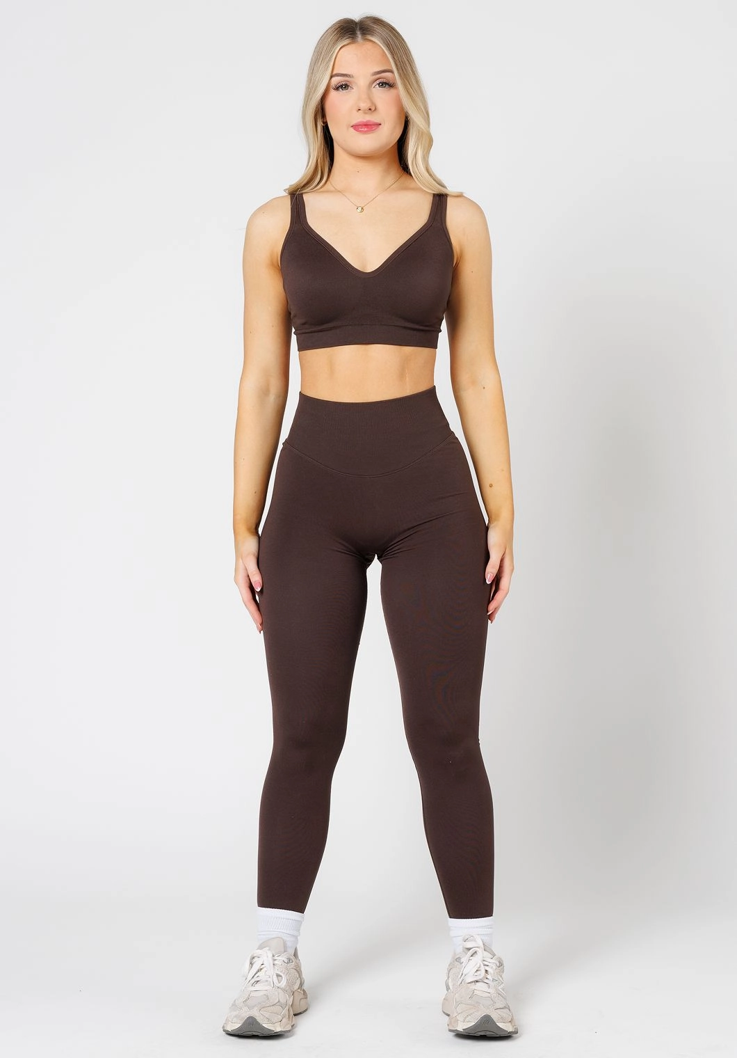 CurveFlex Hourglass Sculptseam® Plus Seamless Legging Walnut