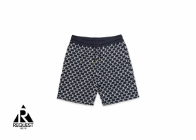 Double Face Cotton Jersey Shorts Navy