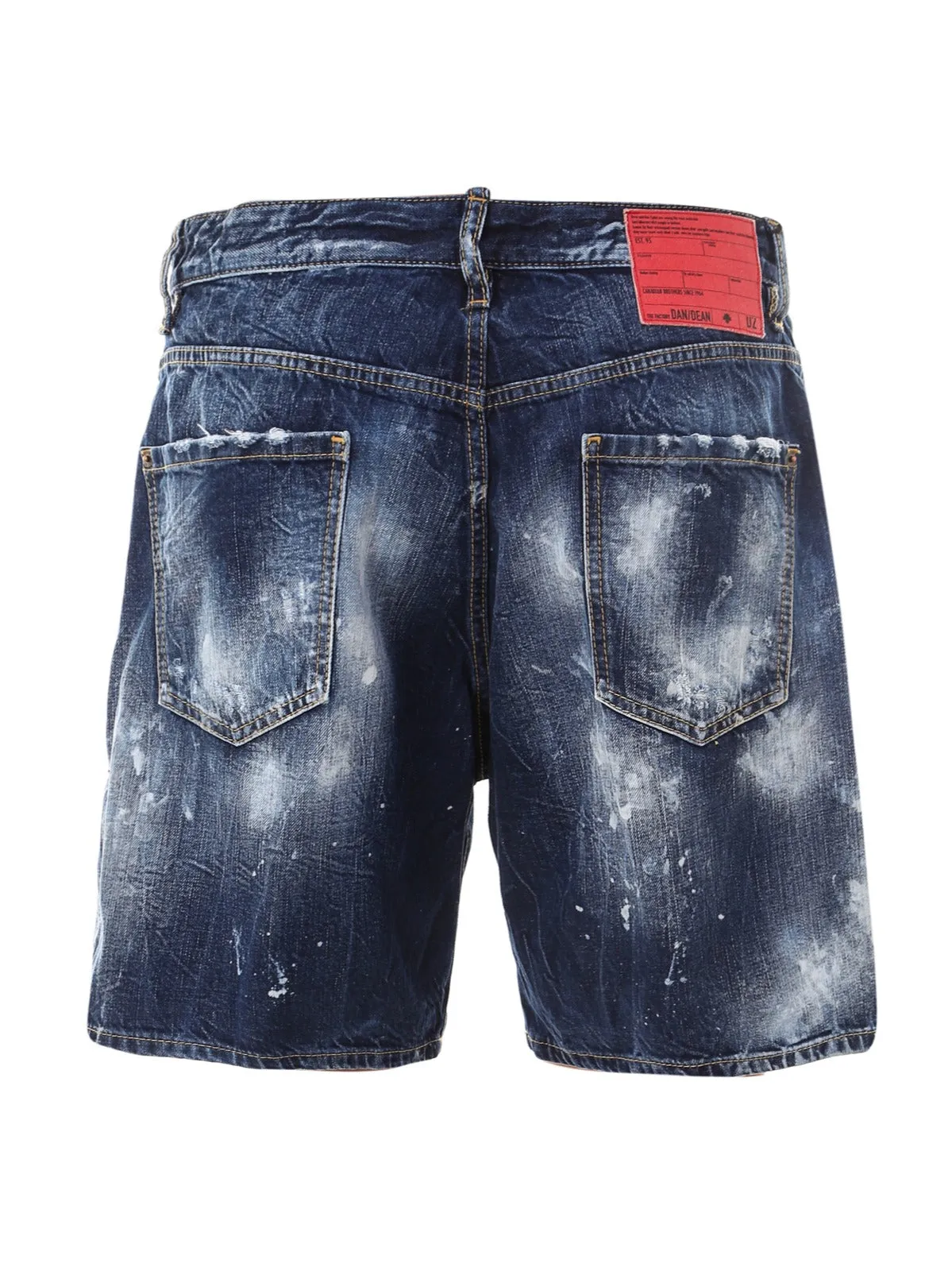 Dsquared2 Distressed Bermuda Denim Shorts