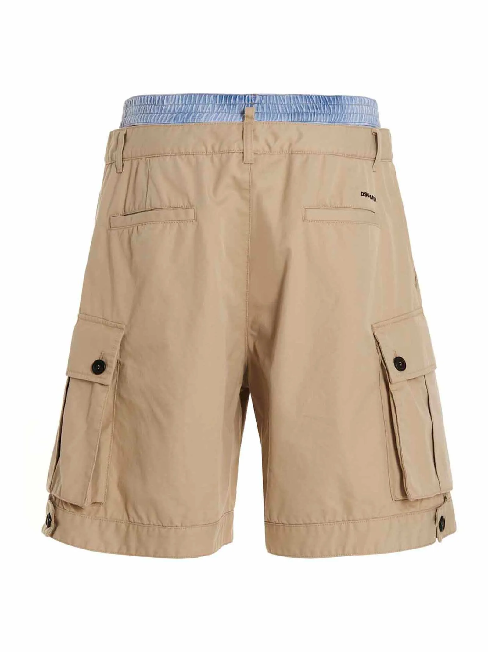 Dsquared2 Logo Print Cargo Shorts