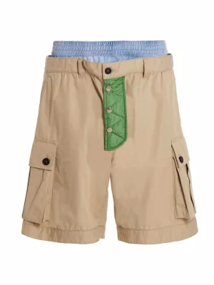 Dsquared2 Logo Print Cargo Shorts