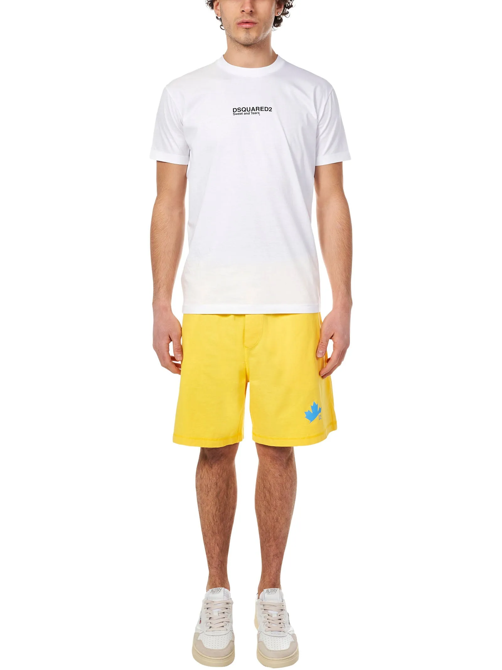 Dsquared2 Logo Printed Track Shorts