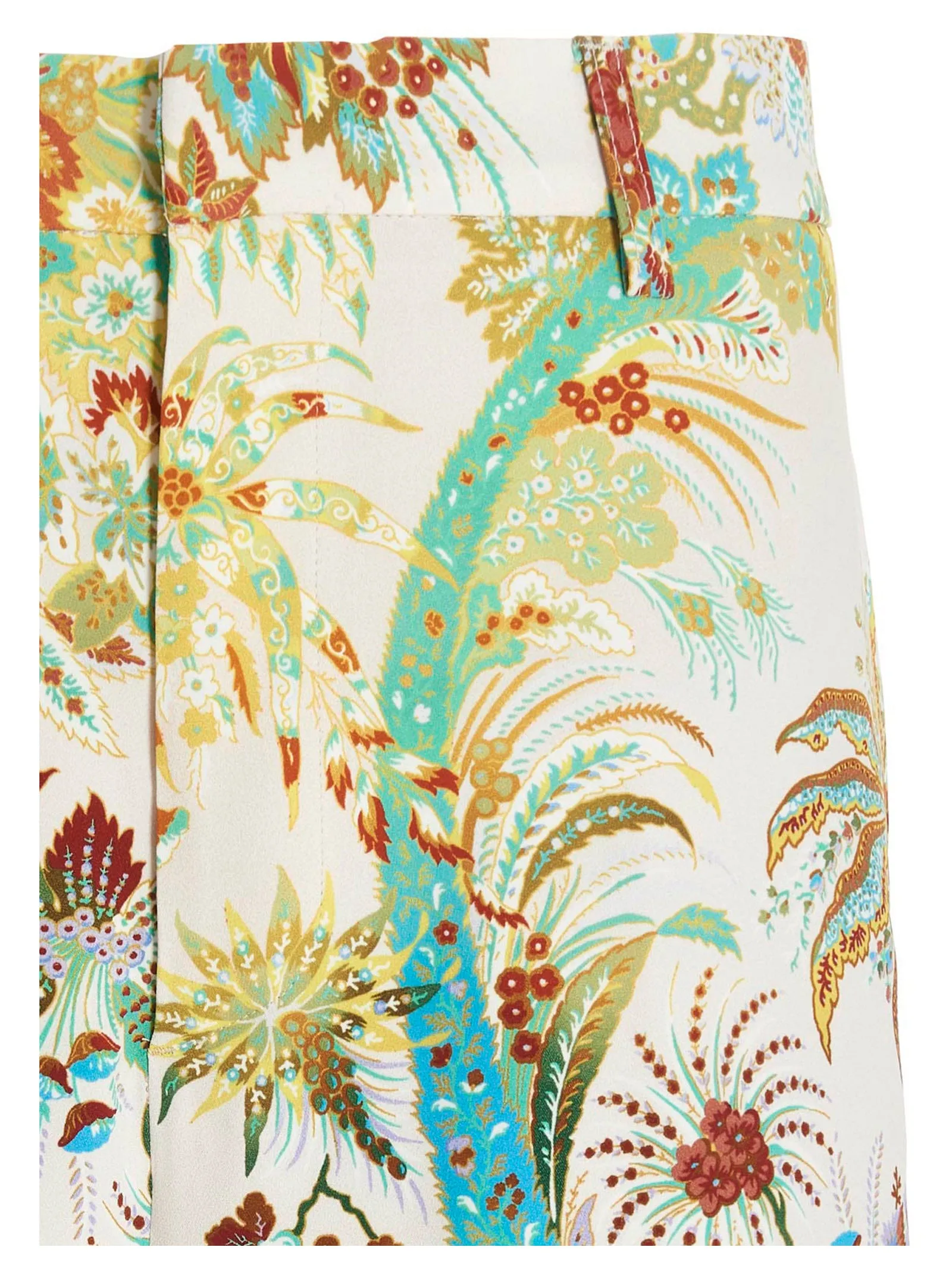 Etro Allover Floral Print Bermuda Shorts