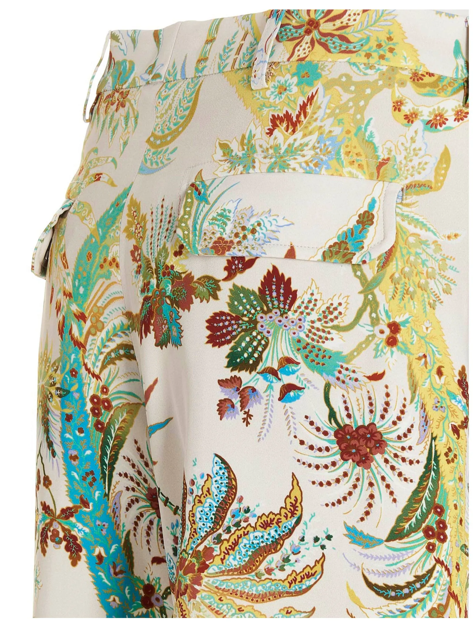Etro Allover Floral Print Bermuda Shorts
