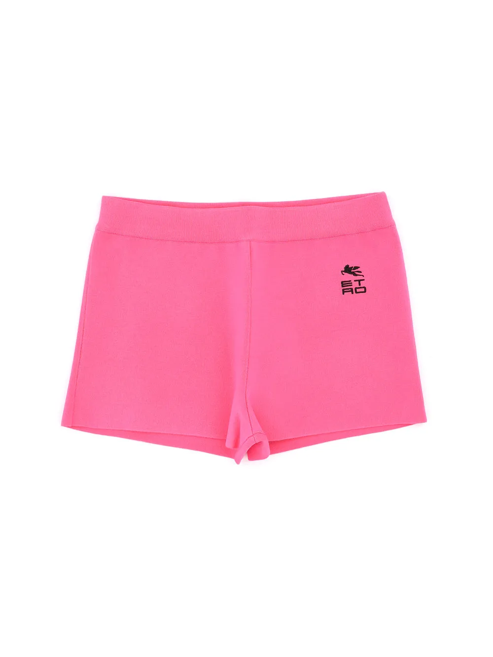 Etro Logo Embroidered Stretch Shorts