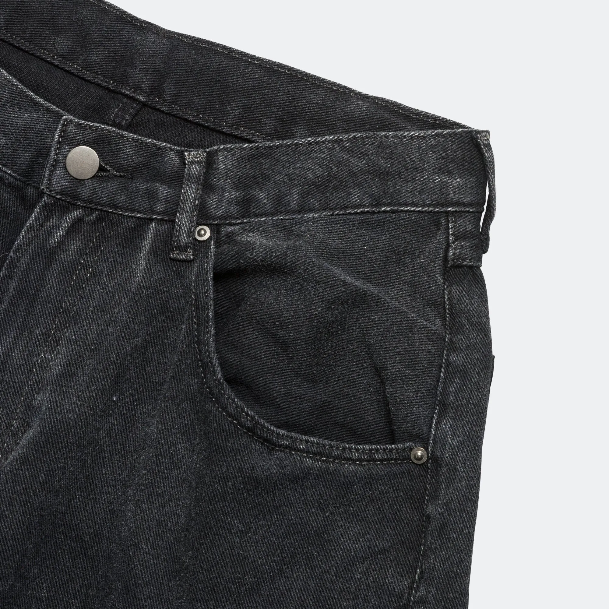 Faded Cargo Shorts - Black