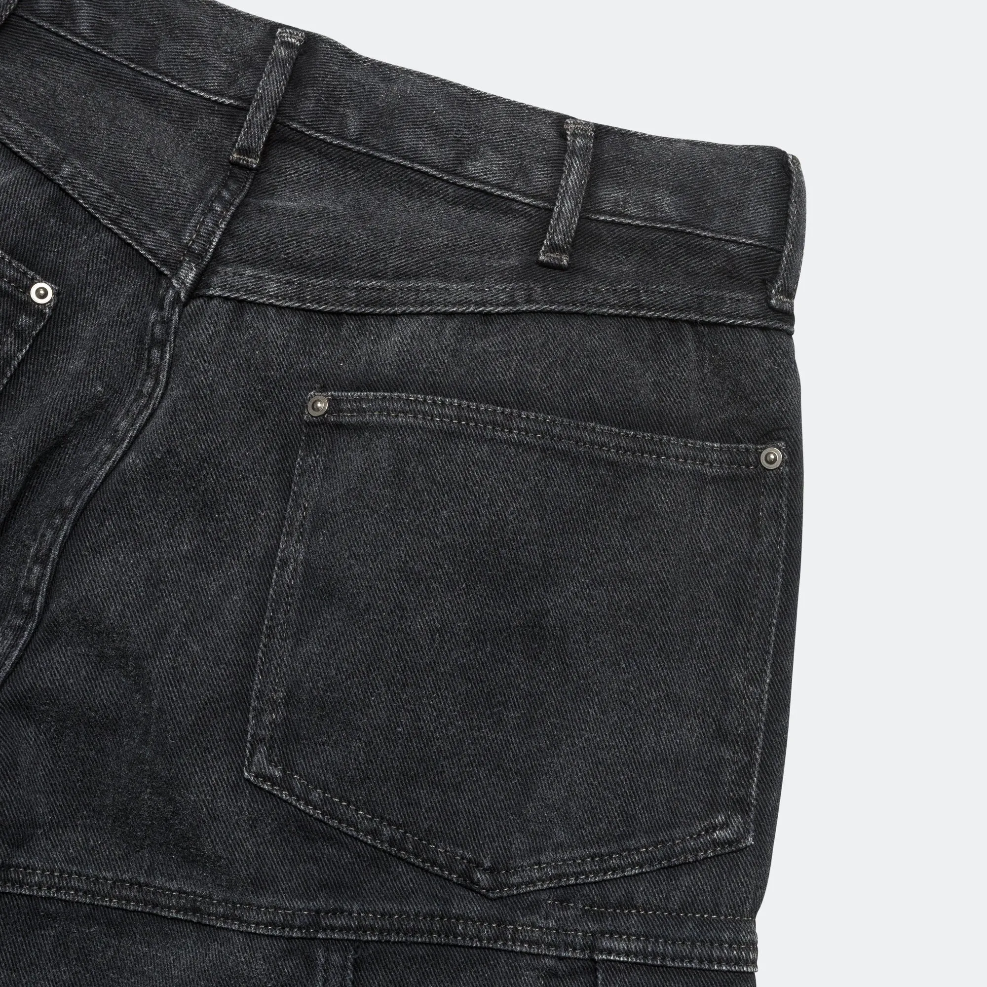 Faded Cargo Shorts - Black