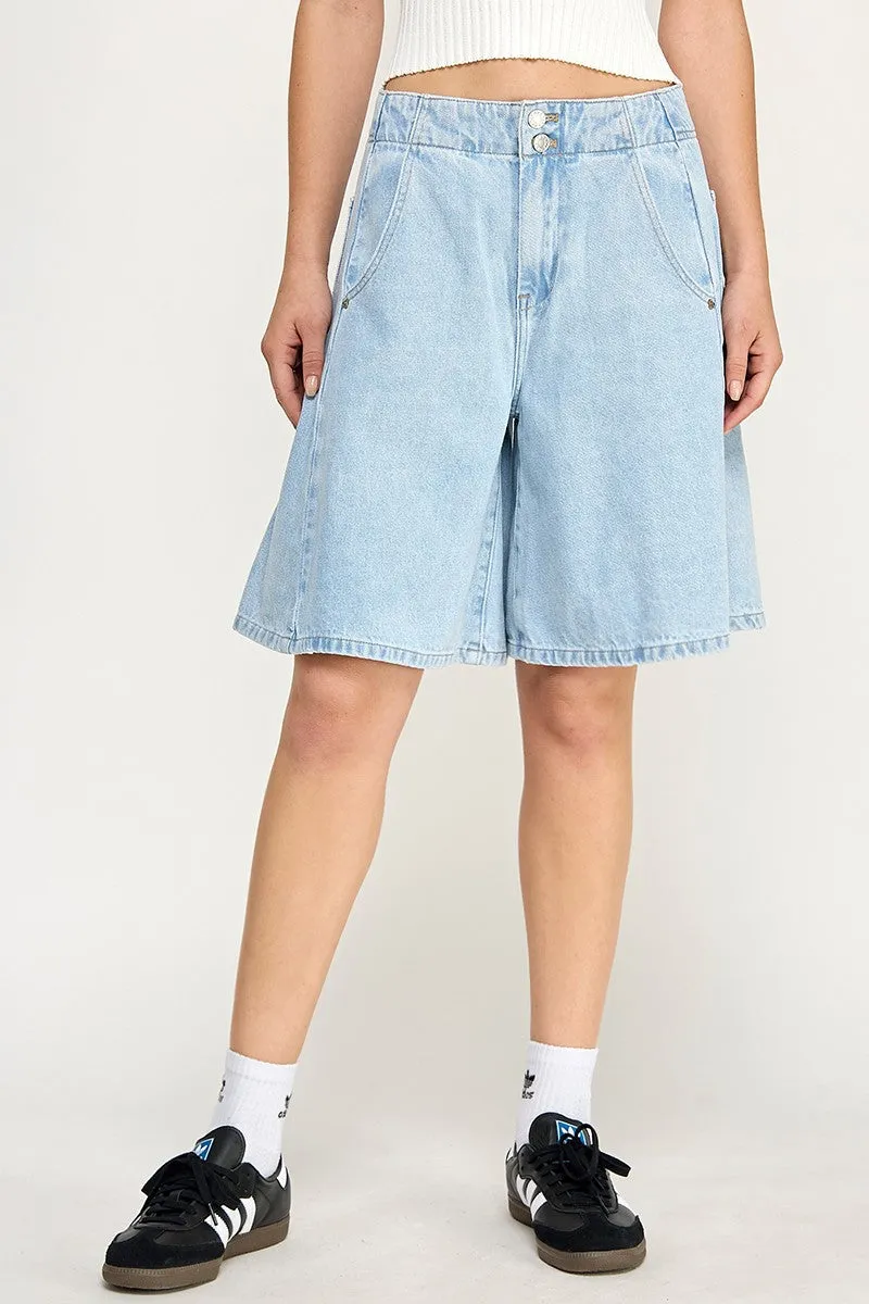FLARE BERMUDA SHORTS