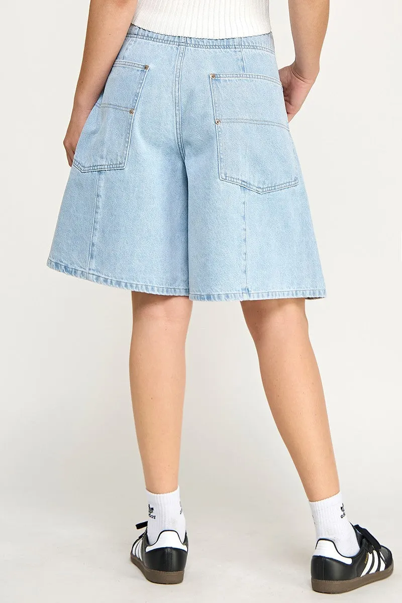 FLARE BERMUDA SHORTS