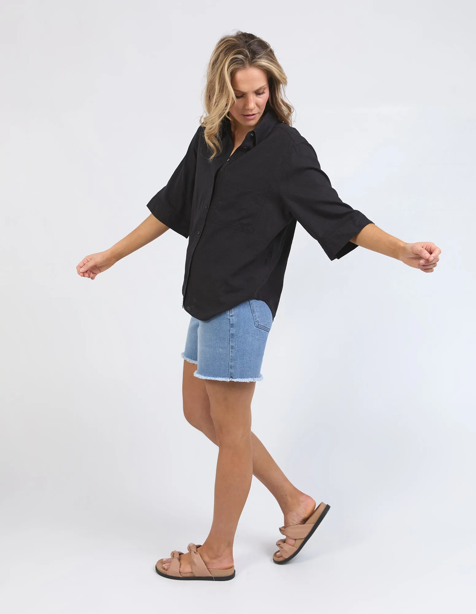 Foxwood Leah Shirt Black