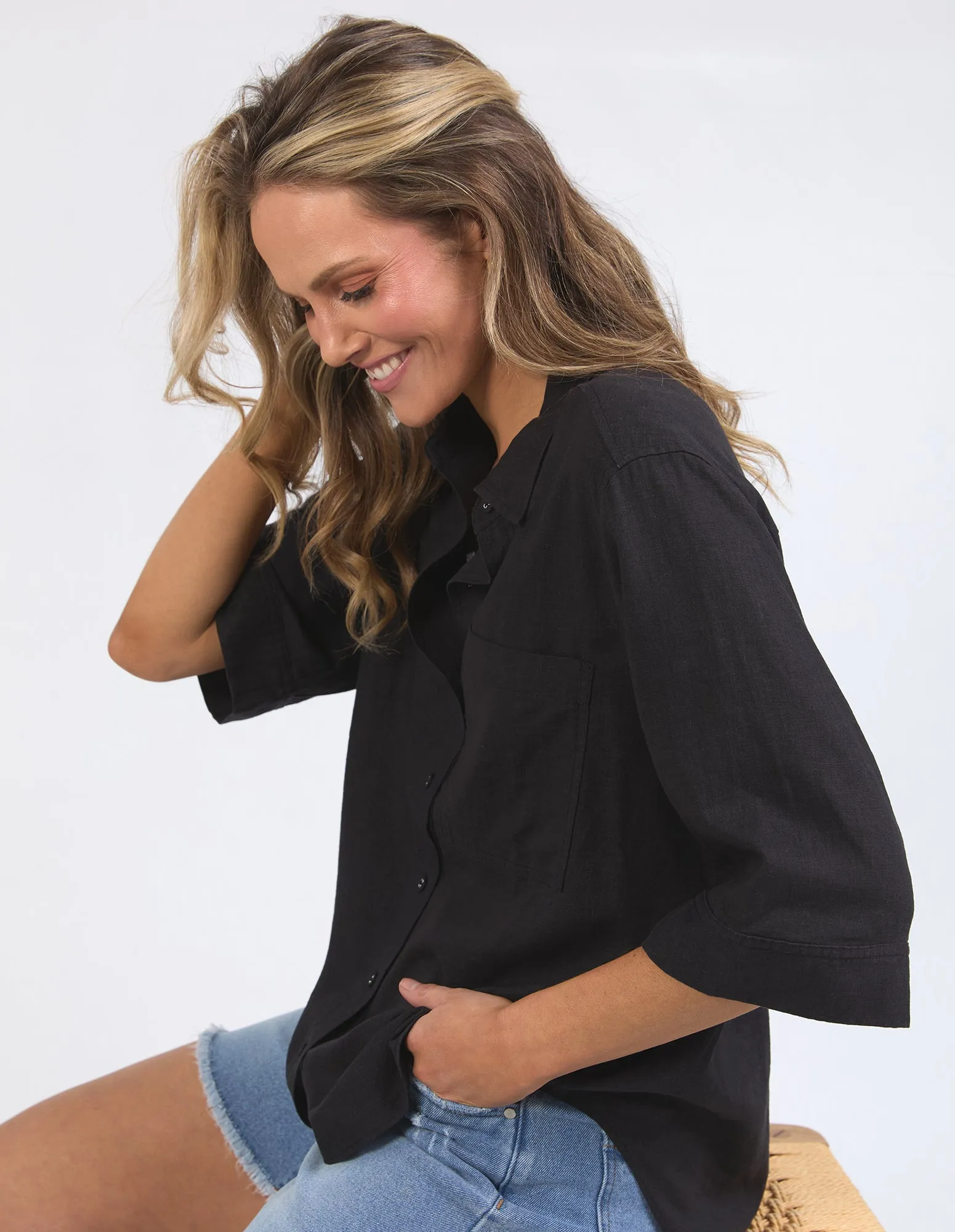 Foxwood Leah Shirt Black