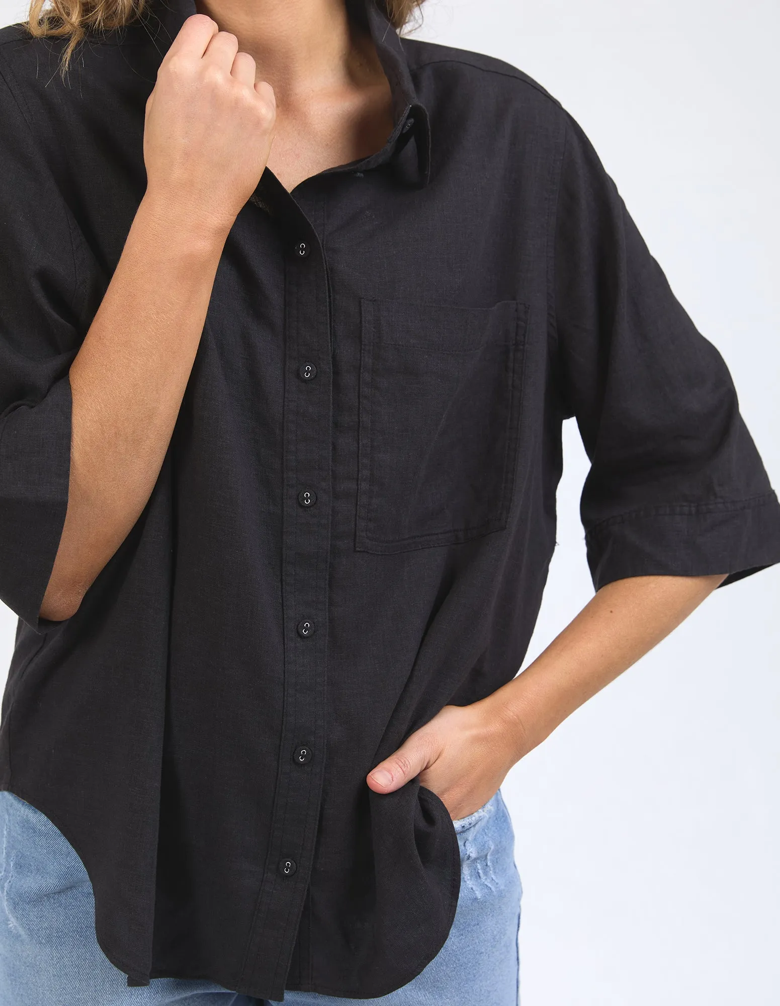 Foxwood Leah Shirt Black