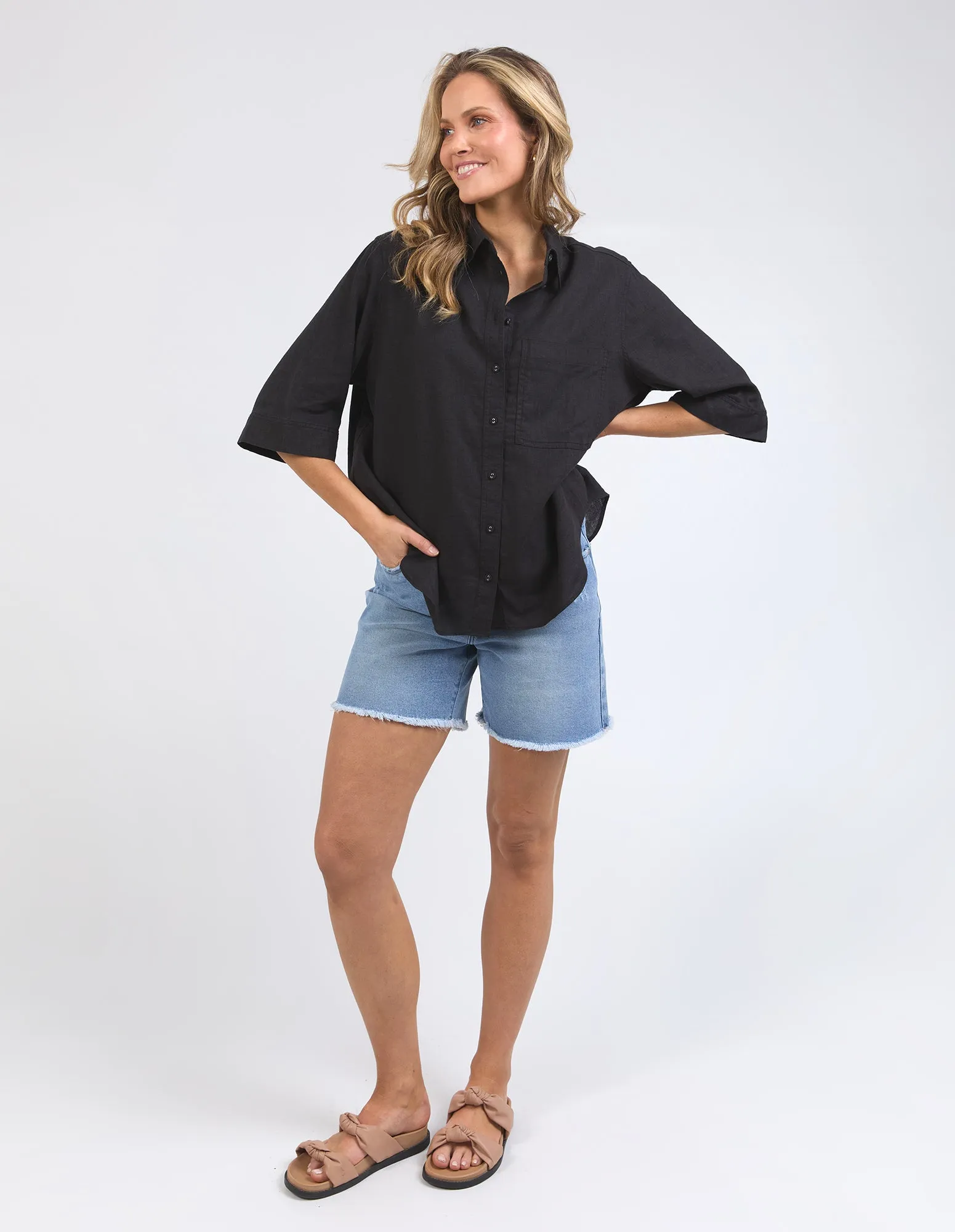 Foxwood Leah Shirt Black