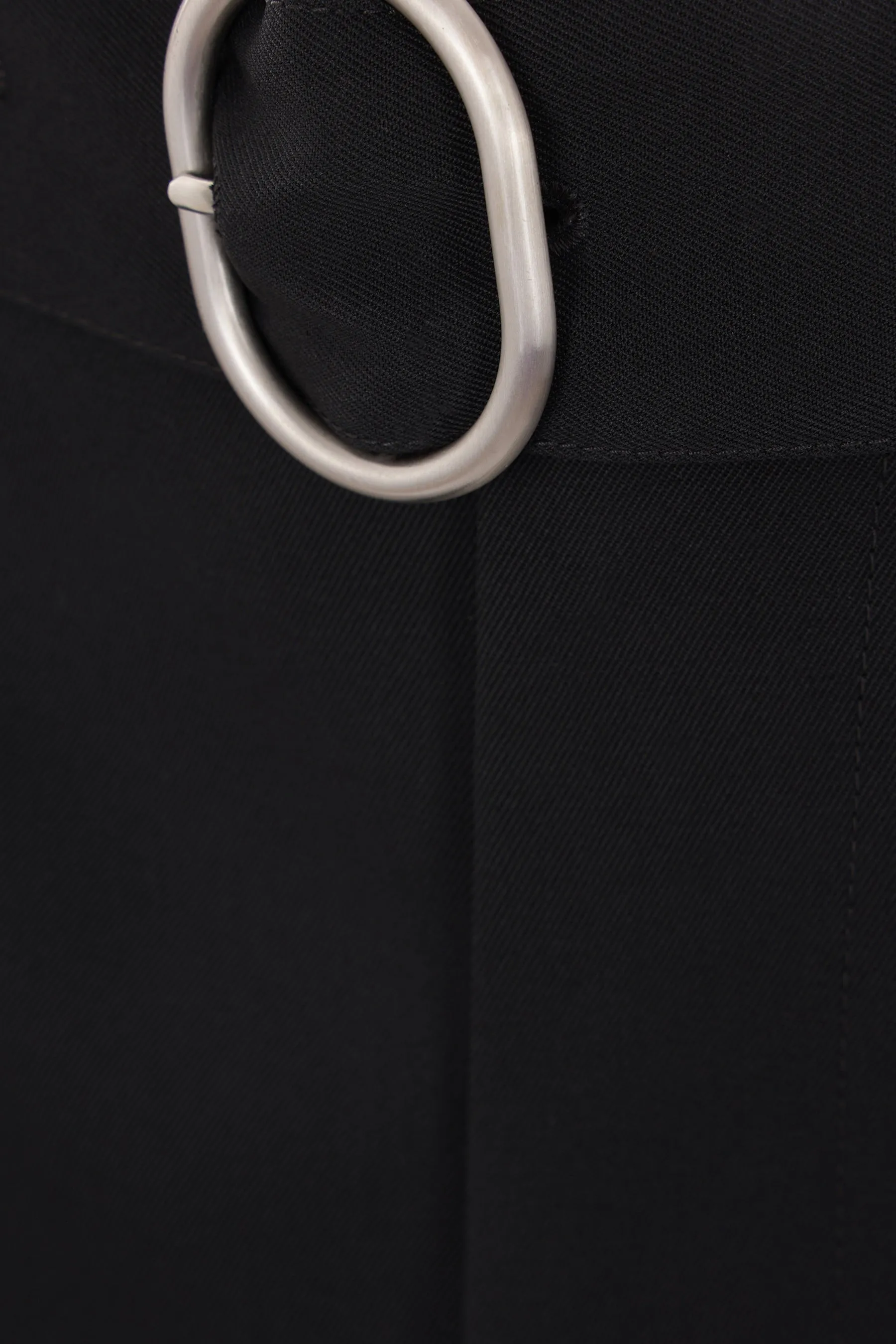 gabardine shorts with belt