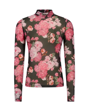 Generation Love Tyla Floral Mesh Top
