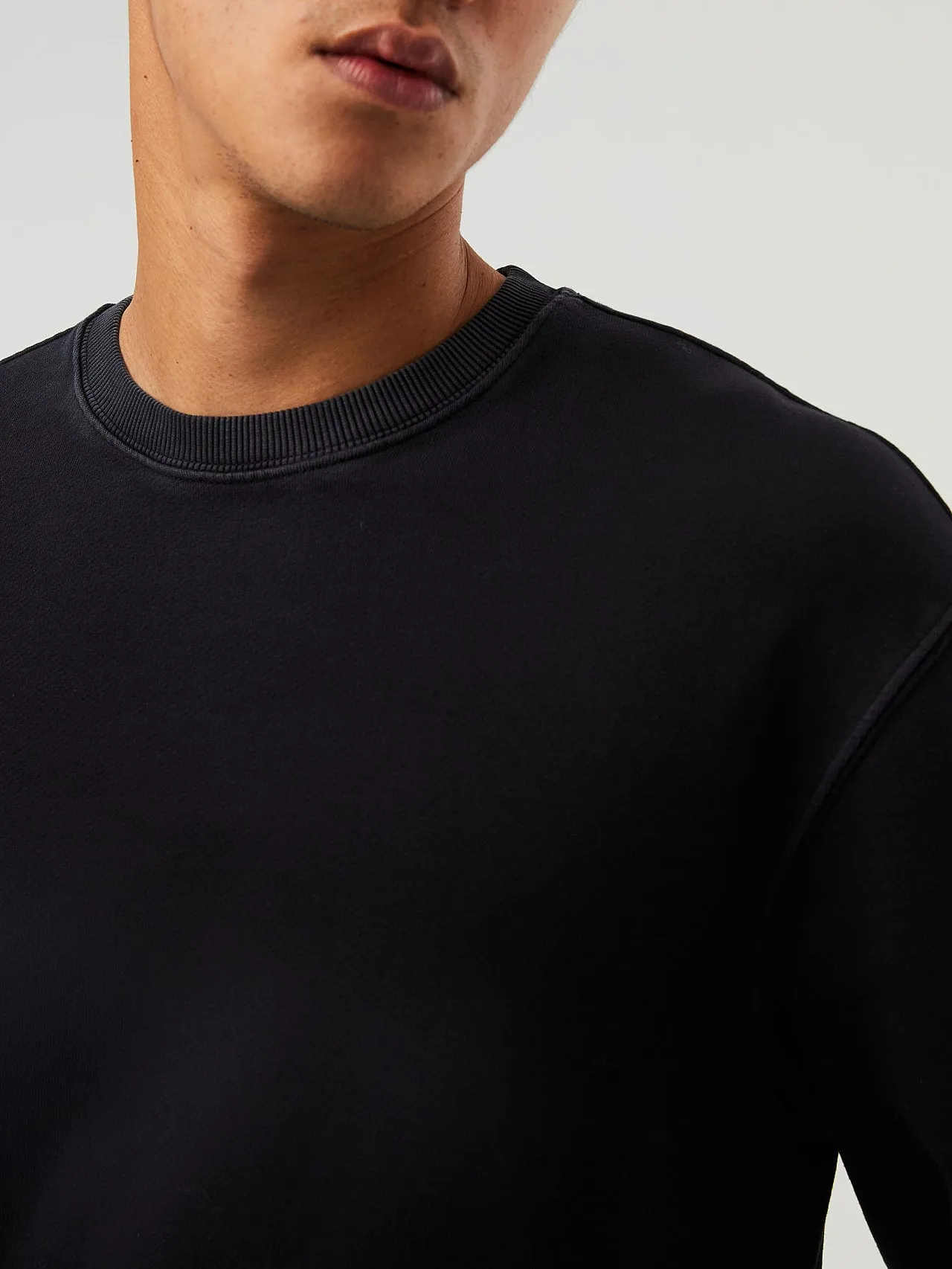 Gradient Crewneck Sweater SORENO V1.Y7.02 Black