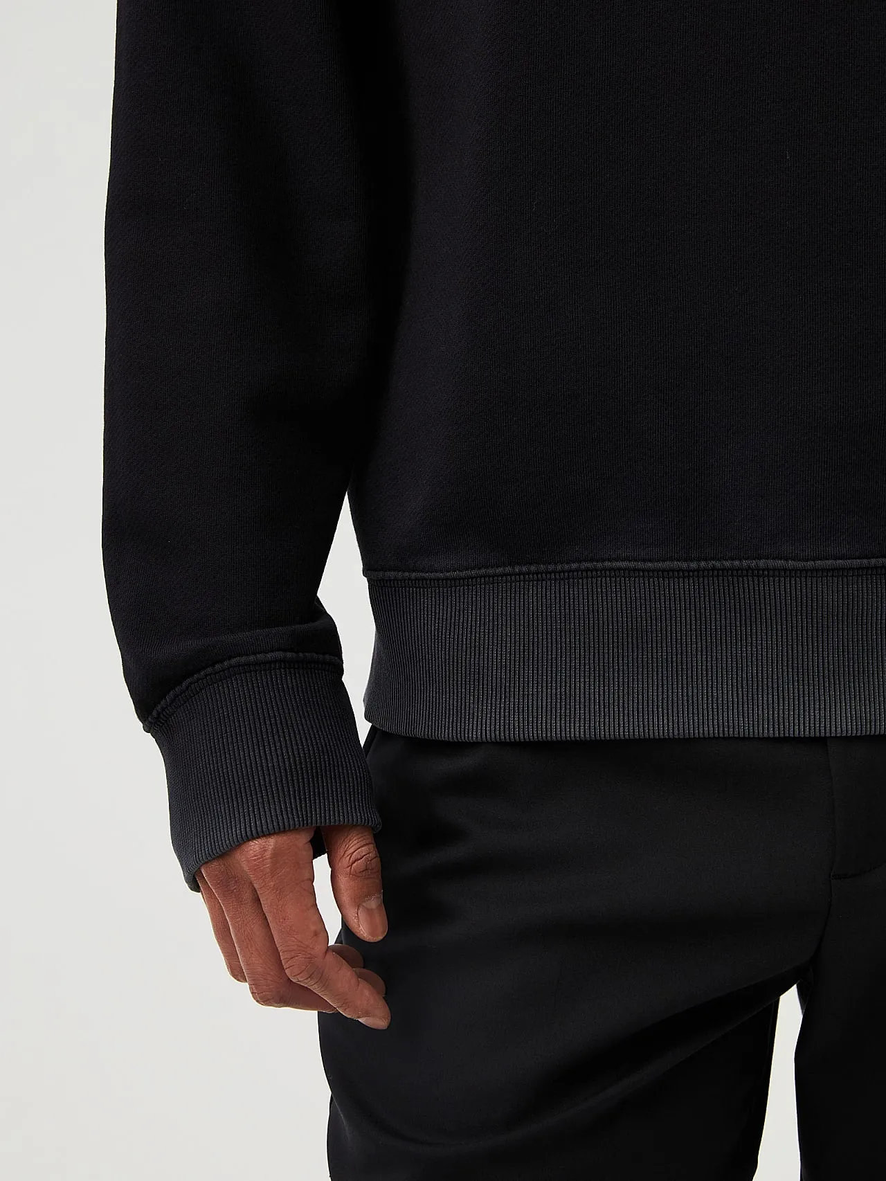 Gradient Crewneck Sweater SORENO V1.Y7.02 Black
