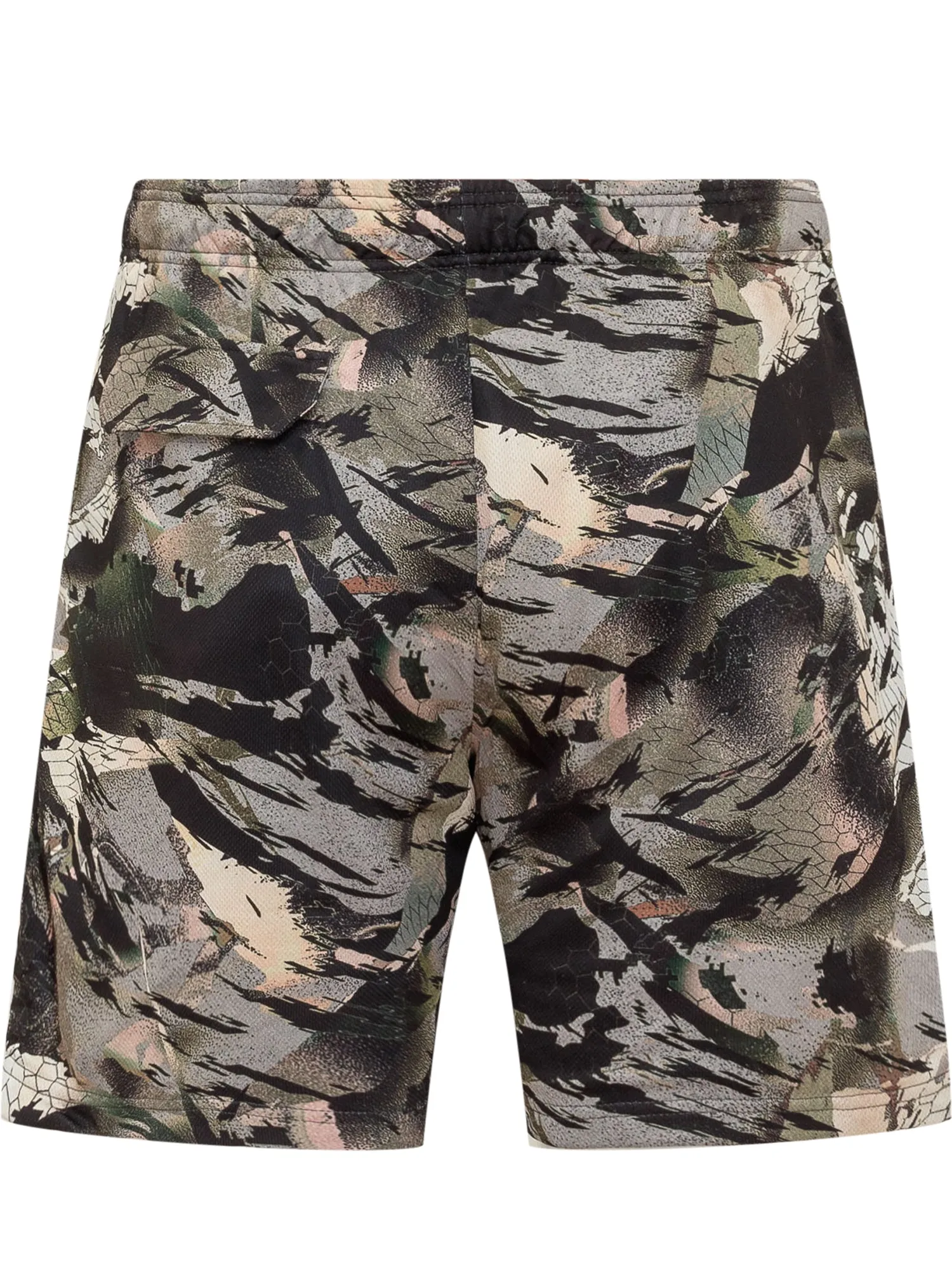 Heron Preston Camouflage Printed Mid-Rise Shorts