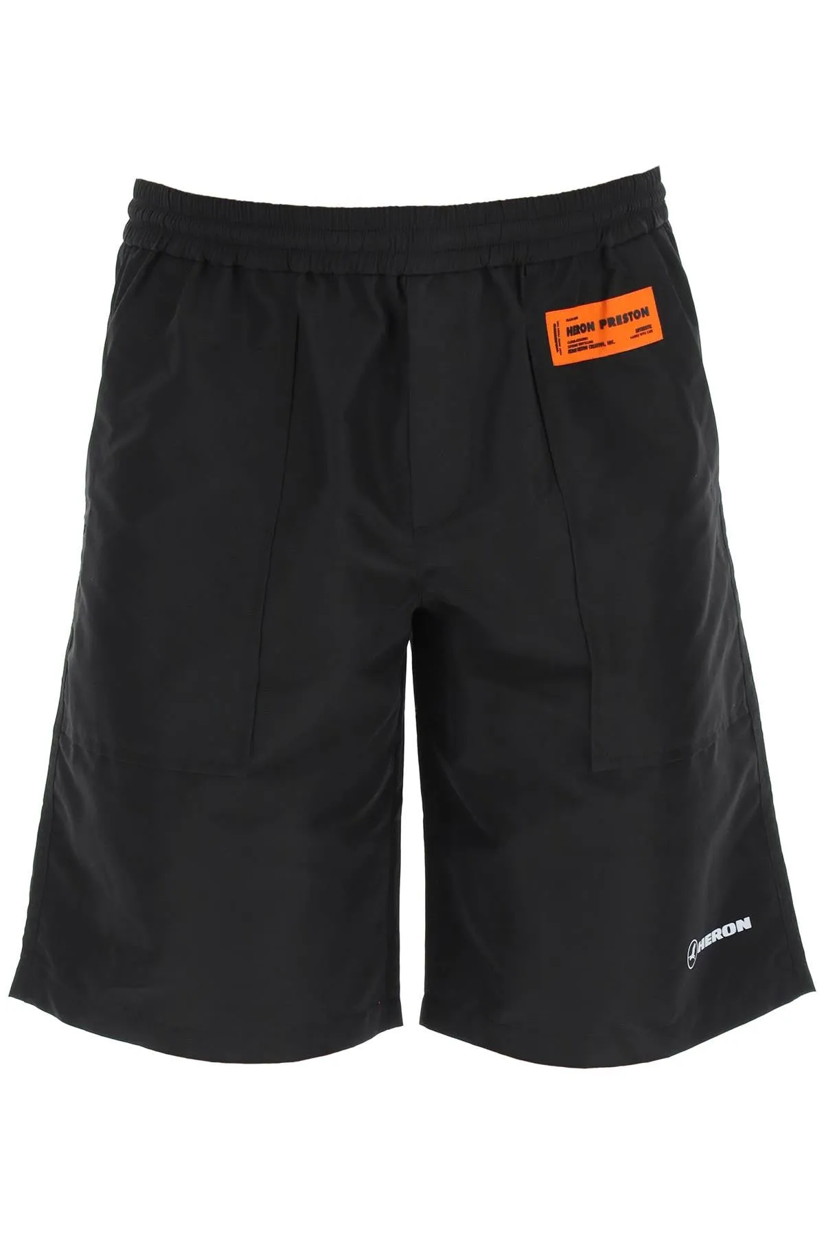 Heron Preston Logo Patch Elasticated-Waist Track Shorts