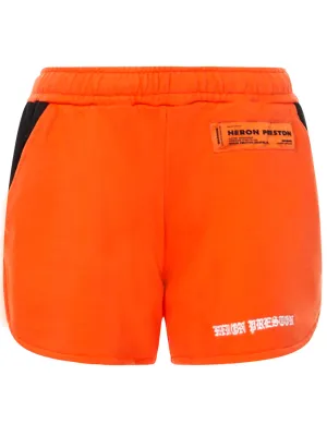 Heron Preston Logo-Patch Jogging Shorts
