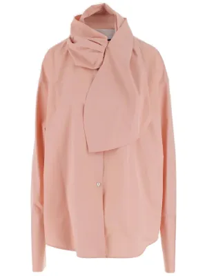 Jil Sander High-Neck Button-Up Shirt