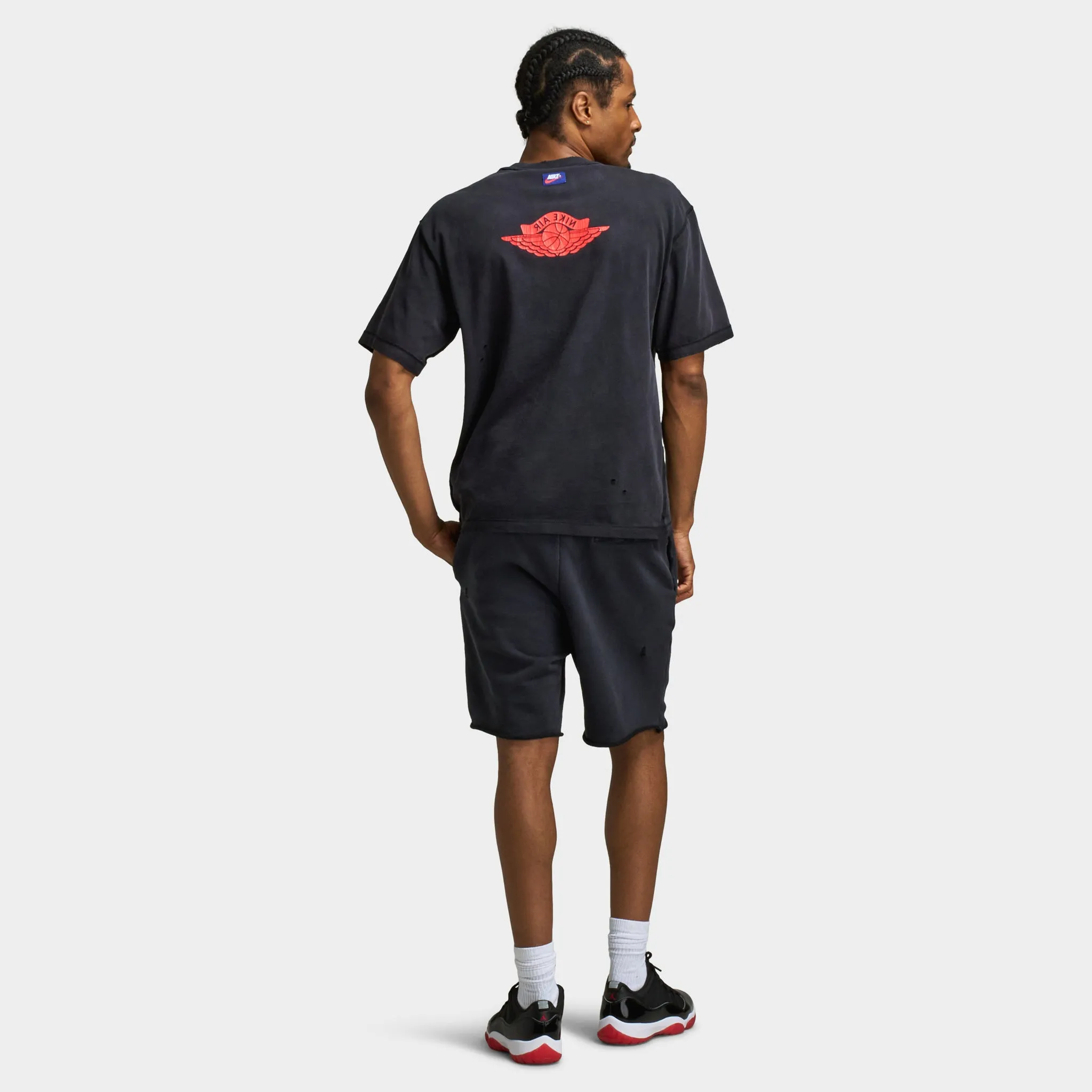Jordan Rare Air T-Shirt Black / Chile Red
