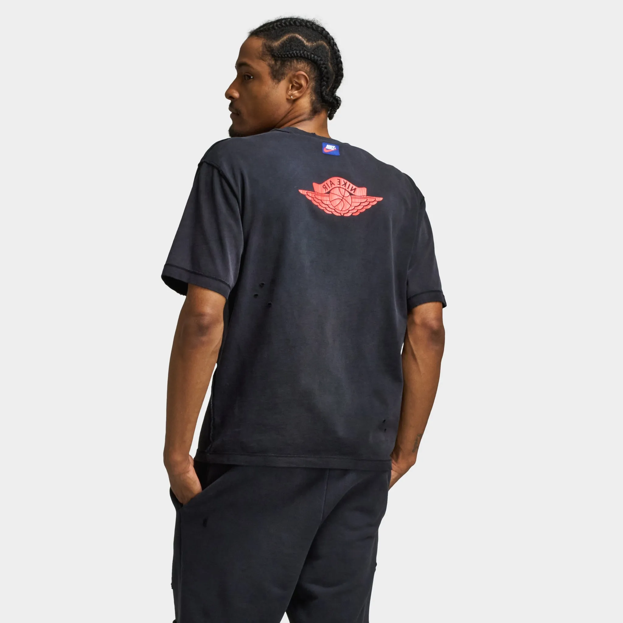 Jordan Rare Air T-Shirt Black / Chile Red