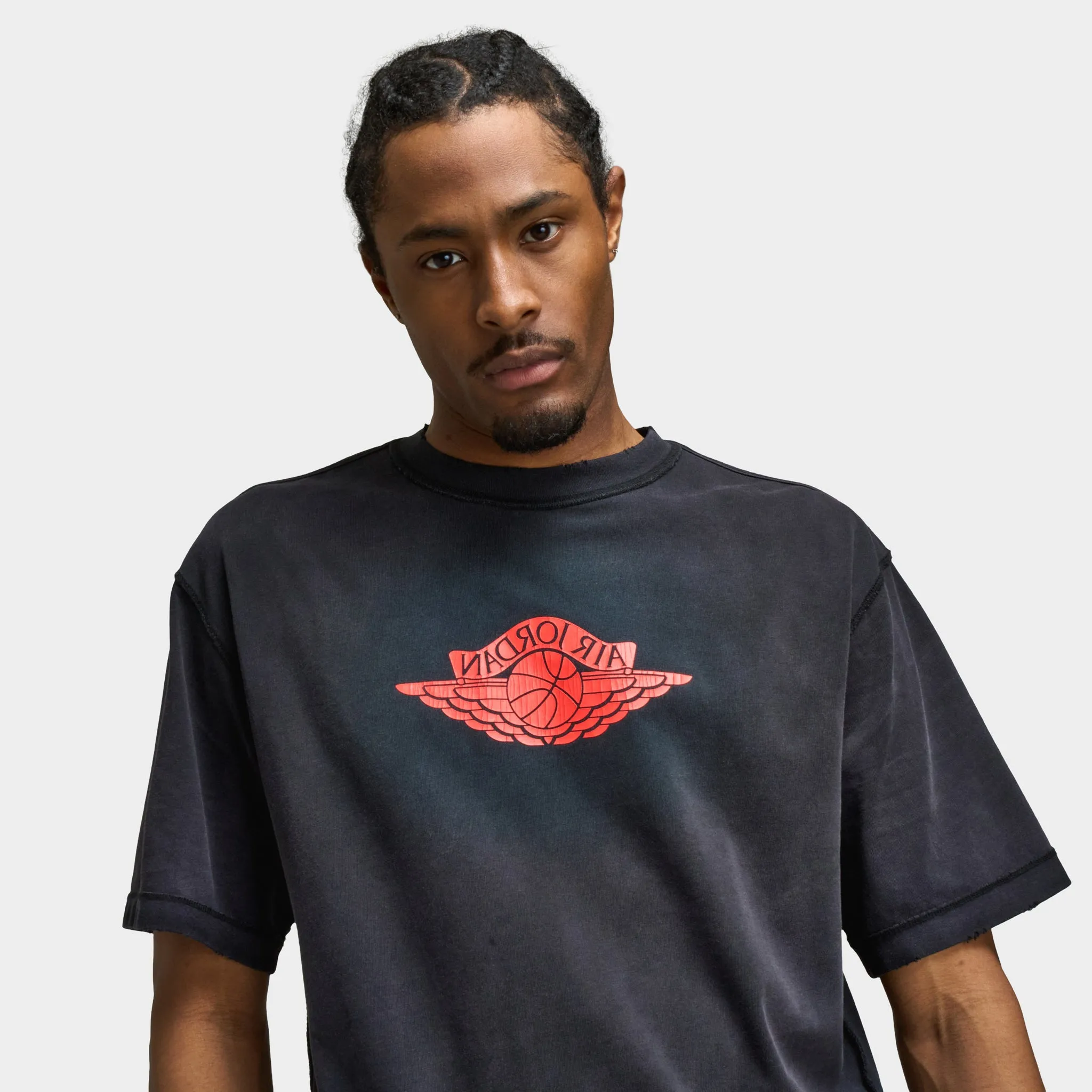 Jordan Rare Air T-Shirt Black / Chile Red
