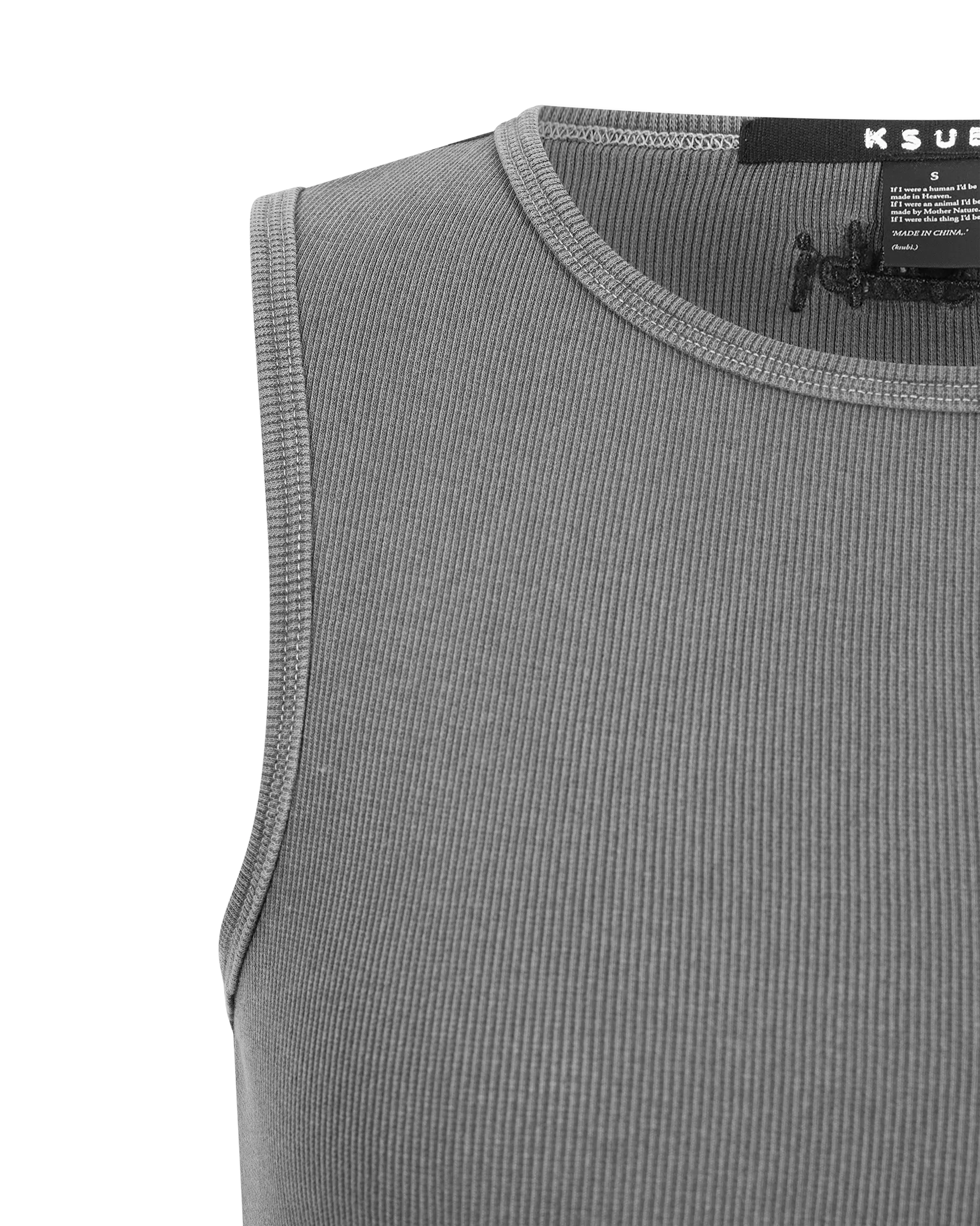 Ksubi Jeans Twisted Asymmetrical Tank