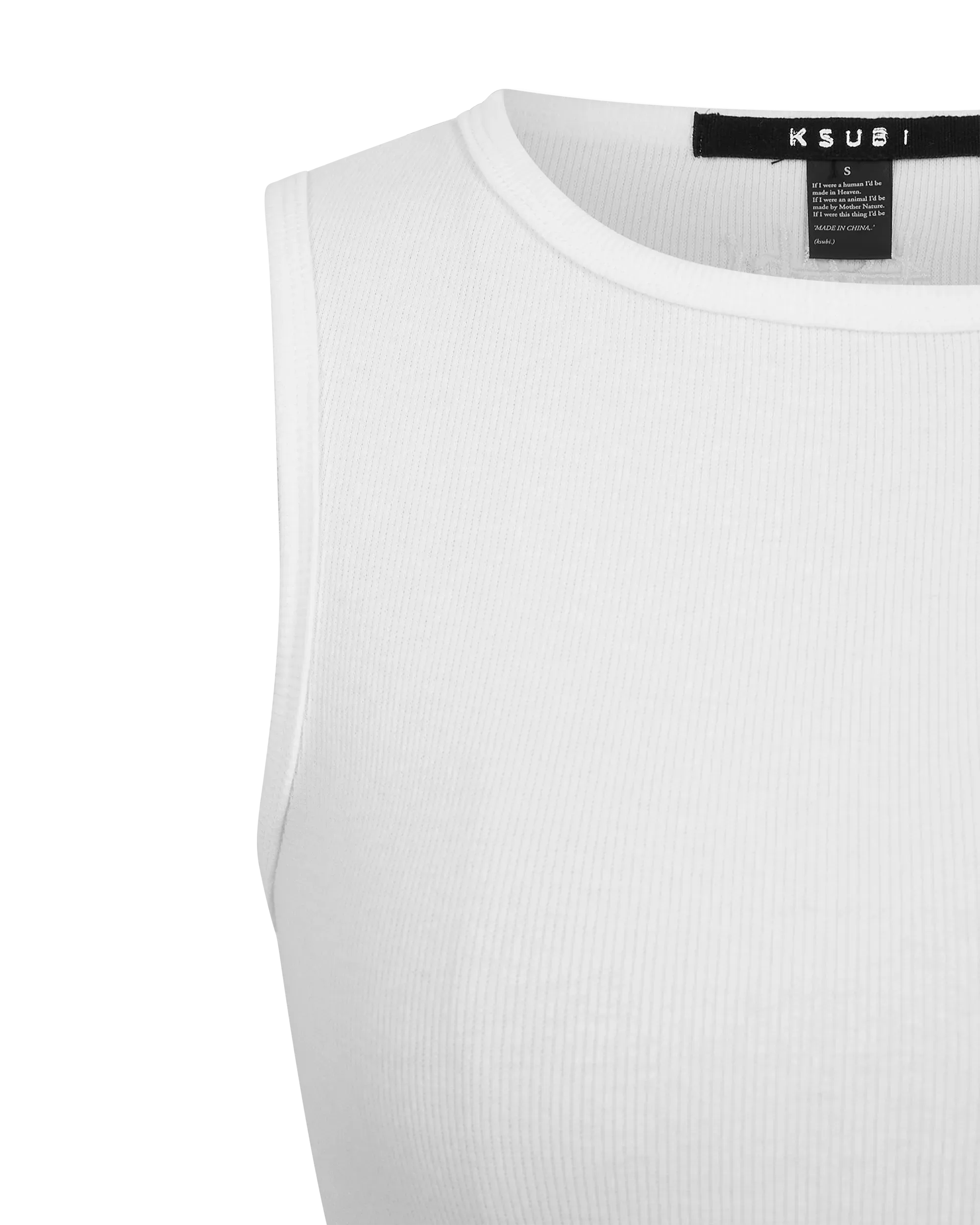 Ksubi Jeans Twisted Asymmetrical Tank
