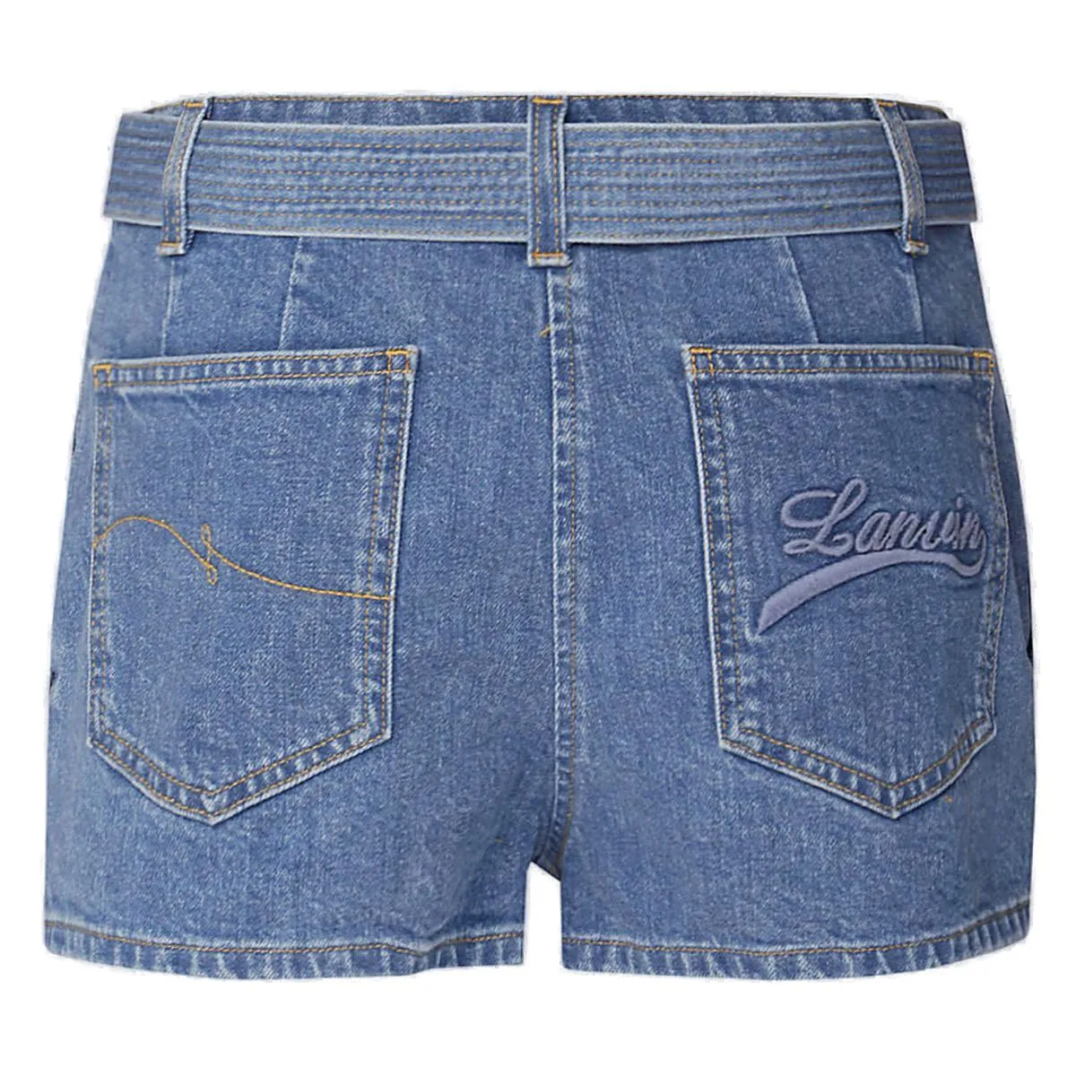 Lanvin Belted Mini Shorts