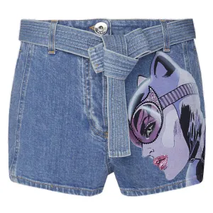 Lanvin Belted Mini Shorts