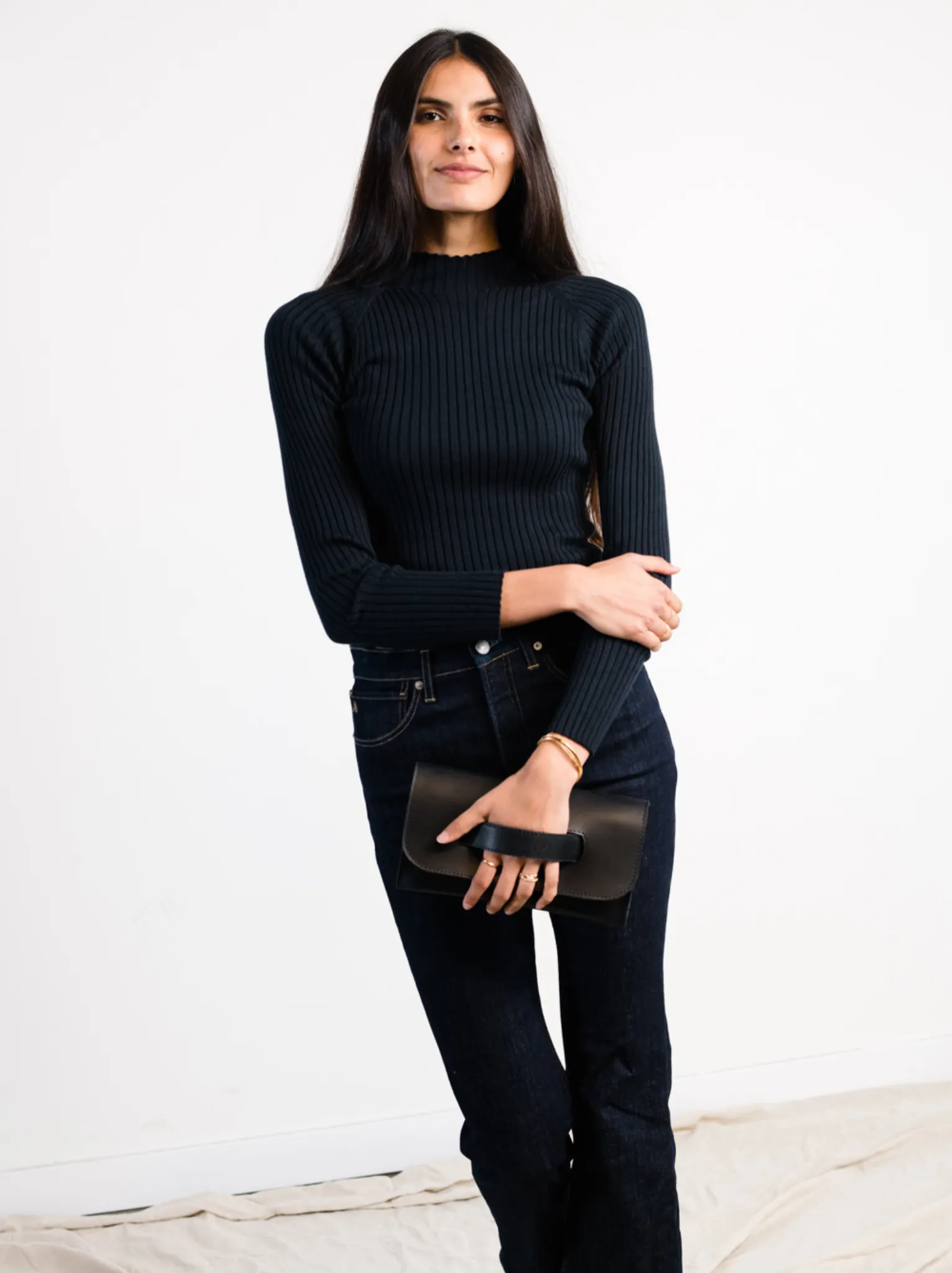 Madison Mock Neck Sweater