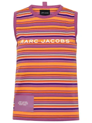 Marc Jacobs Striped Crewneck Tank Top