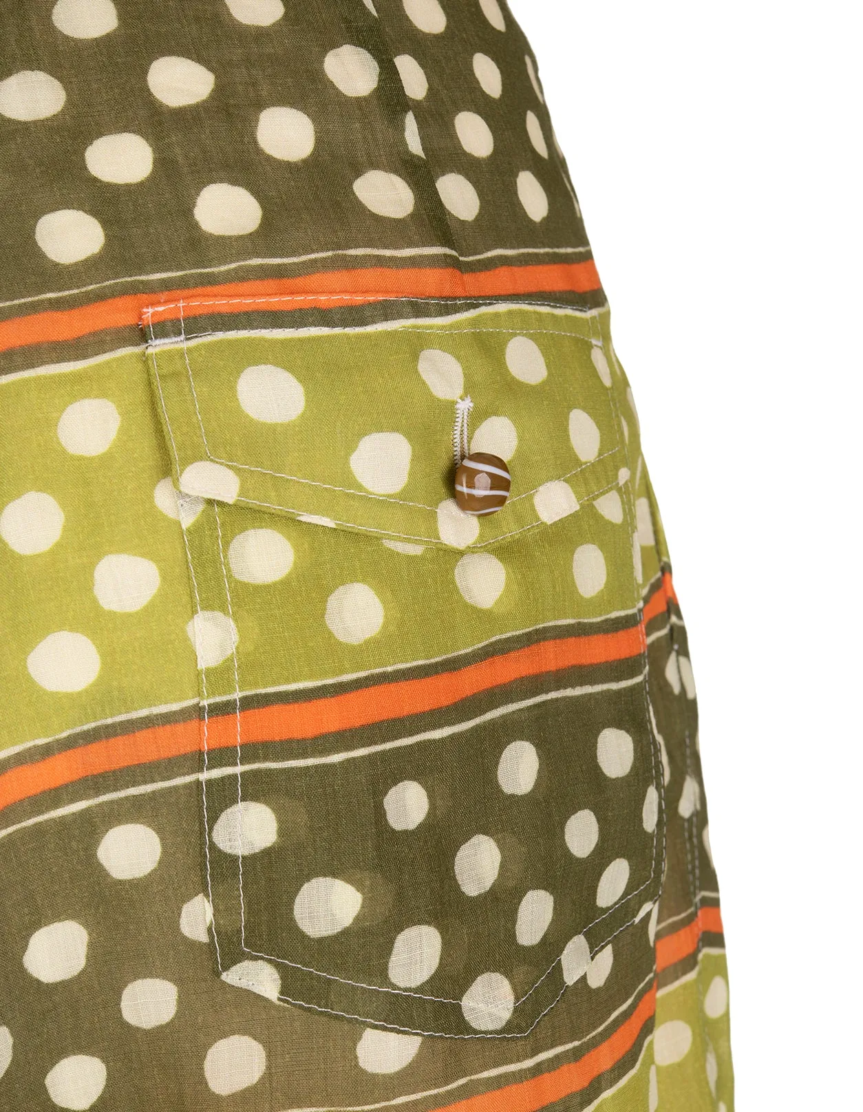 Marni Polka Dot Printed Belted Shorts