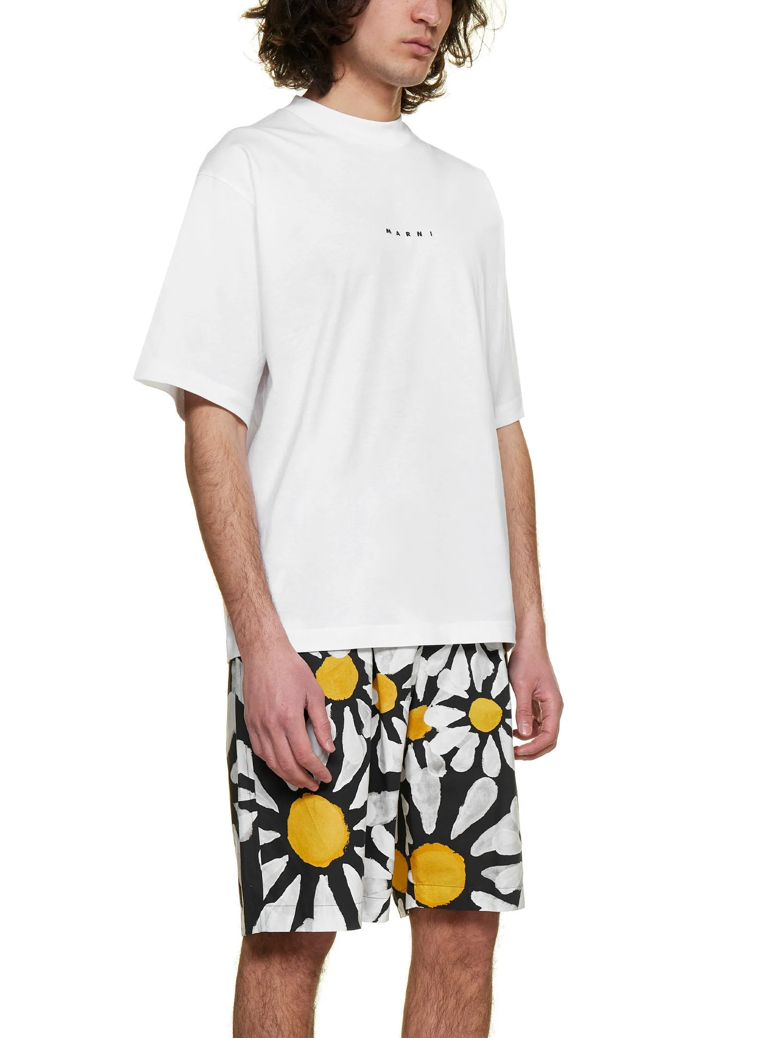 Marni Wide Leg Bermuda Shorts