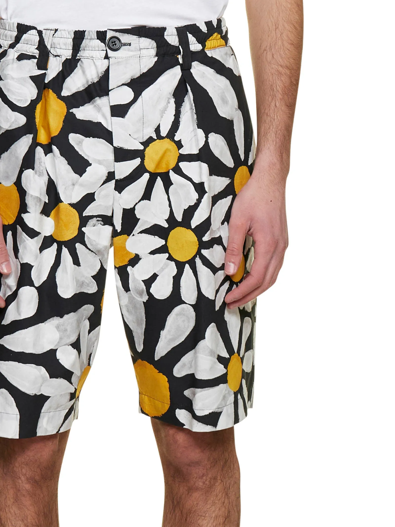 Marni Wide Leg Bermuda Shorts